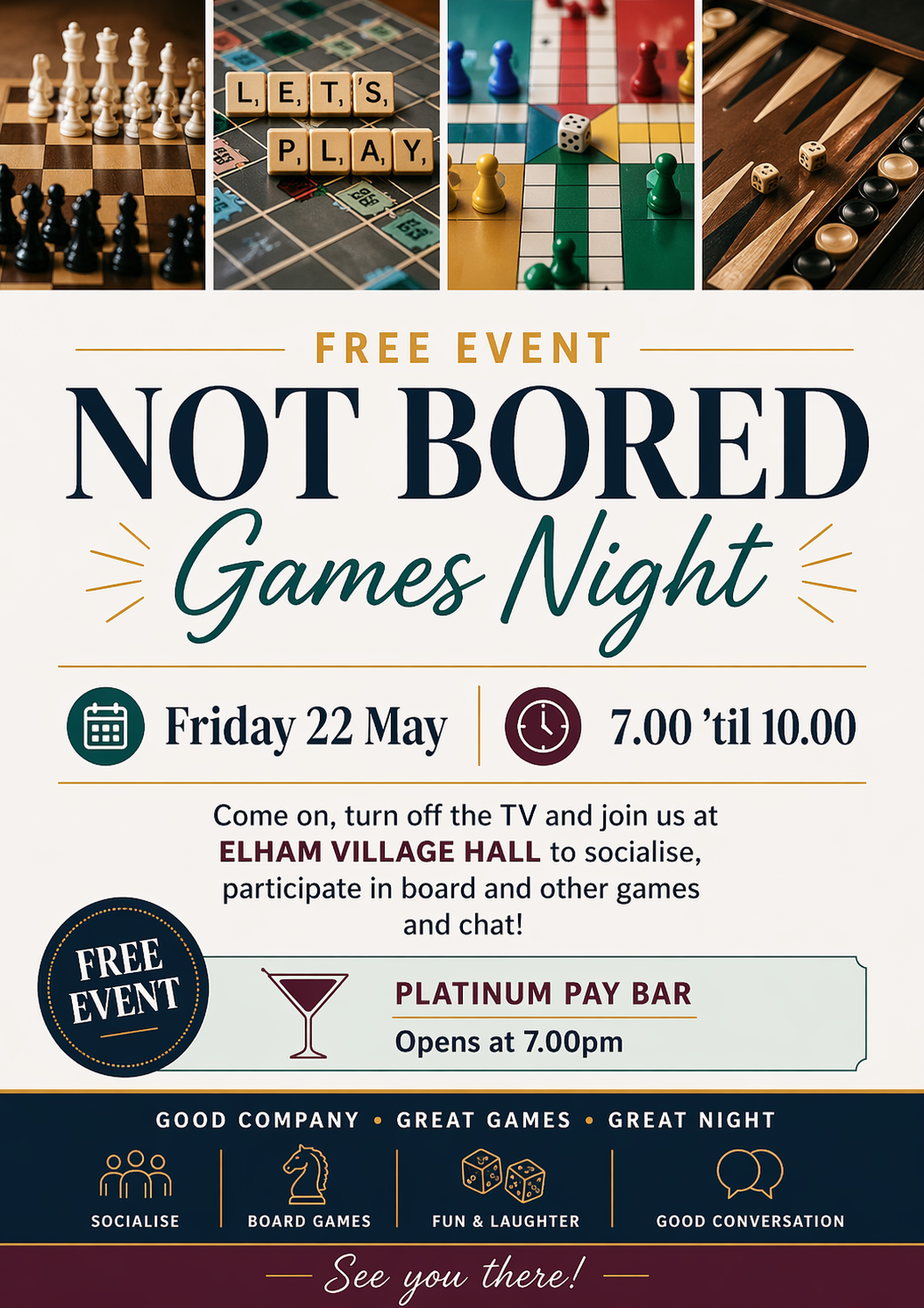 Not Bored Games Night