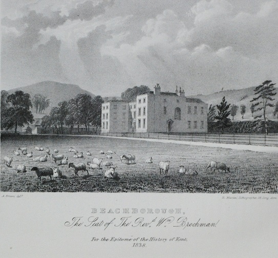 Beachborough Park image from 1838